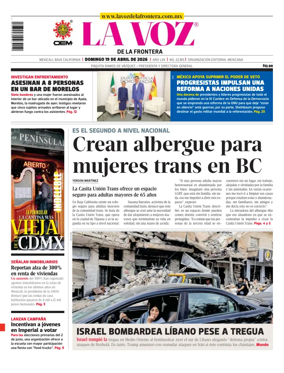 Cover of La Voz de la Frontera