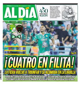 Cover of Periodico Al Dia (Leon)