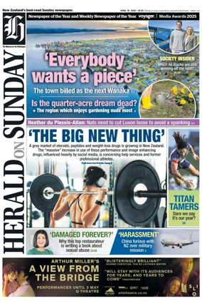 Cover of Herald on Sunday