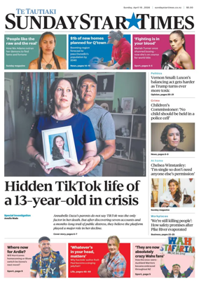 Cover of Sunday Star-Times