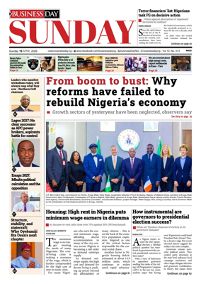 Cover of Business Day (Nigeria)