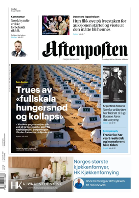Cover of Aftenposten