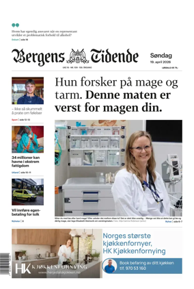 Cover of Bergens Tidende