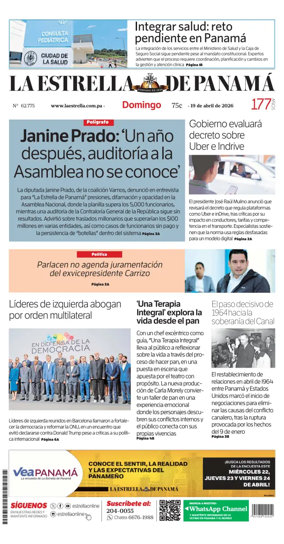Cover of La Estrella de Panama