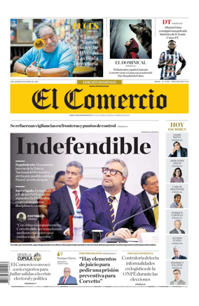 Cover of Diario El Comercio