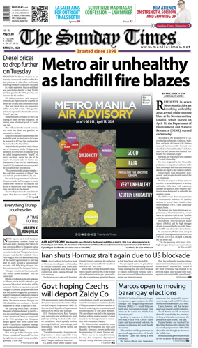 Cover of The Manila Times