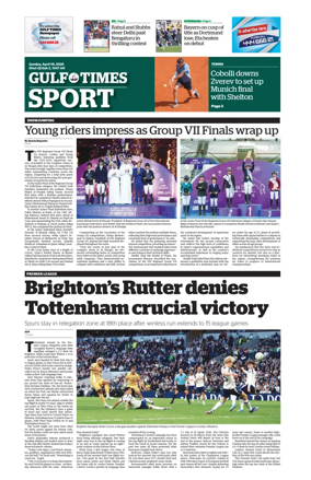 Cover of Gulf Times Sport