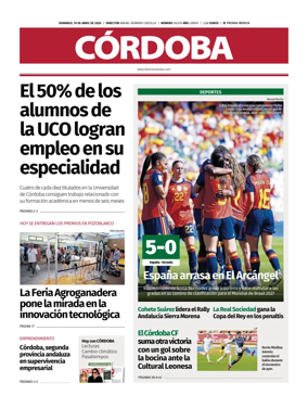 Cover of Diario Cordoba