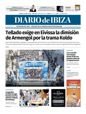Cover of Diario de Ibiza