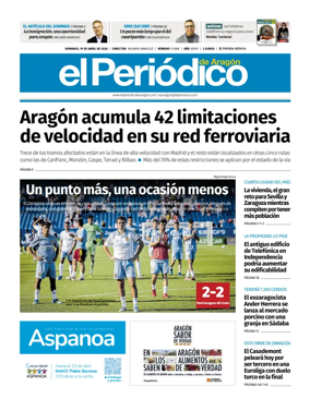 Cover of El Periodico Aragon