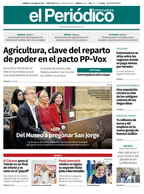 Cover of El Periodico Extremadura