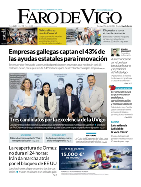 Cover of Faro de Vigo