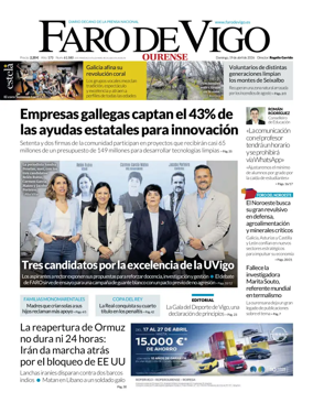 Cover of Faro de Vigo (Ourense)