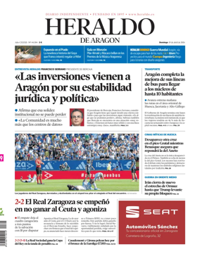 Cover of Heraldo de Aragon