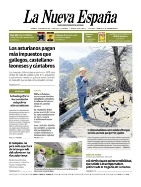 Cover of La Nueva Espana (Occidente)