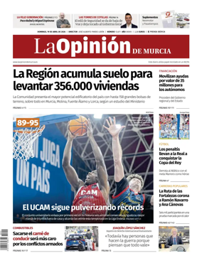 Cover of La Opinion de Murcia