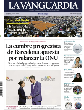 Cover of La Vanguardia (1st Edition)