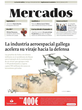 Cover of La Voz de Galicia (Monforte) - Mercados