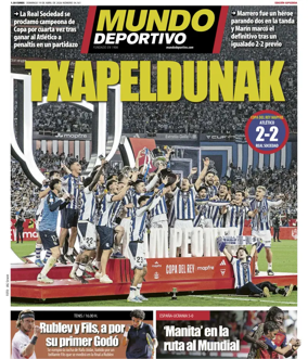 Cover of Mundo Deportivo (Gipuzkoa)