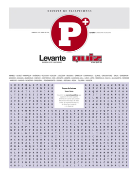 Cover of Pasatiempos | Levante EMV
