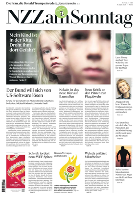 Cover of Neue Zurcher Zeitung Sunday
