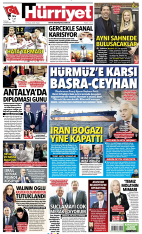 Cover of Hurriyet