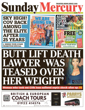 Cover of Sunday Mercury