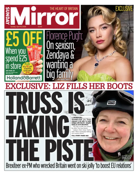 Cover of Sunday Mirror