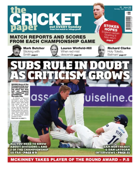 Cover of The Cricket Paper
