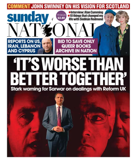 Cover of The National (Scotland)