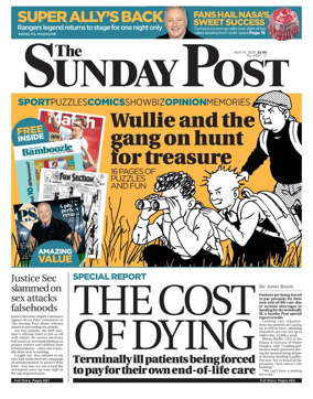 Cover of The Sunday Post (Central Edition)