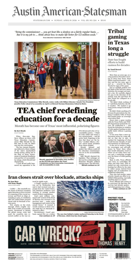 Cover of Austin American-Statesman
