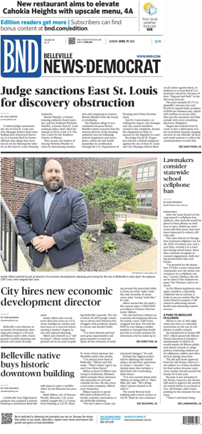 Cover of Belleville News-Democrat (Sunday)