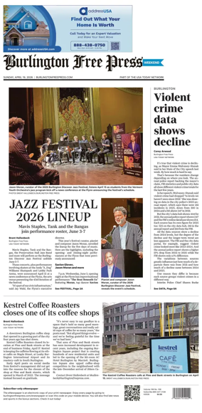 Cover of Burlington Free Press