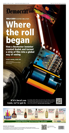 Cover of Democrat and Chronicle