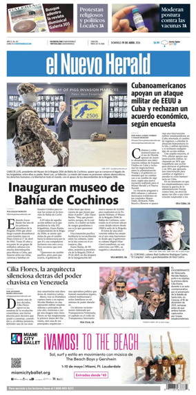 Cover of El Nuevo Herald (Sunday)