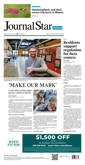 Cover of Journal Star (Peoria)