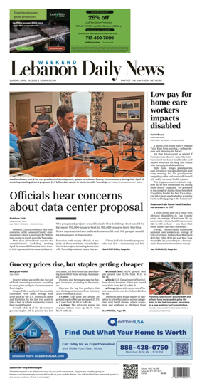 Cover of Lebanon Daily News