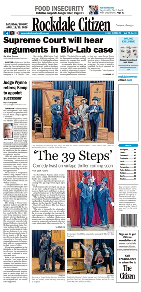 Cover of Rockdale Citiizen