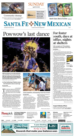 Cover of Santa Fe New Mexican