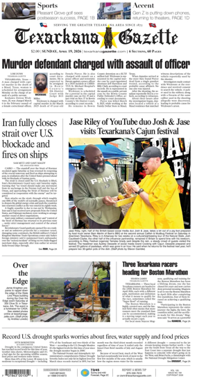 Cover of Texarkana Gazette