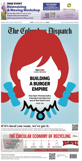 Cover of The Columbus Dispatch