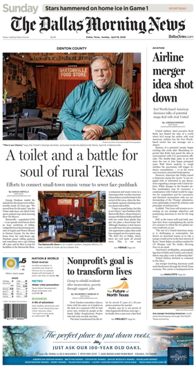 Cover of The Dallas Morning News