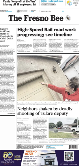 Cover of The Fresno Bee (Sunday)
