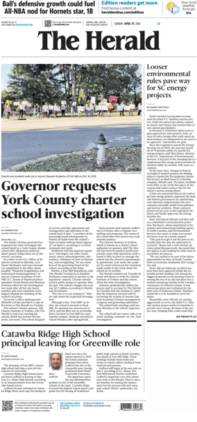 Cover of The Herald (Rock Hill)