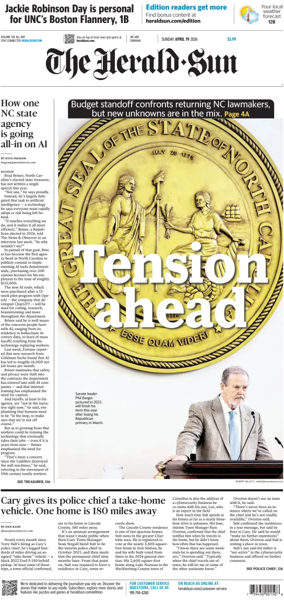 Cover of The Herald Sun (Sunday)