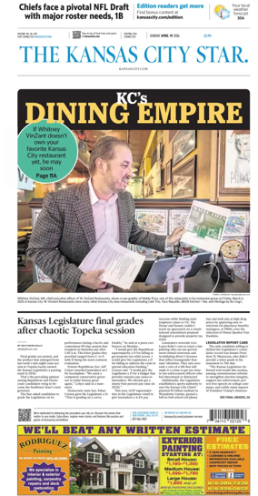 Cover of The Kansas City Star (Sunday)