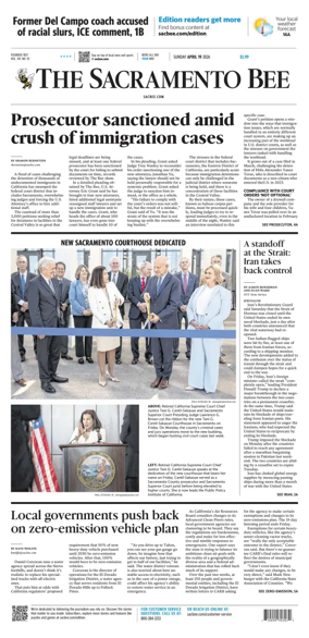 Cover of The Sacramento Bee (Sunday)