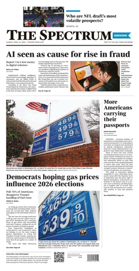 Cover of The Spectrum & Daily News