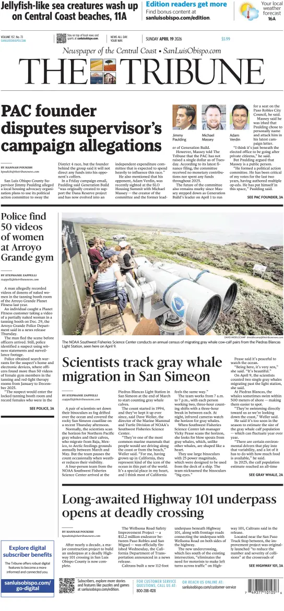 Cover of The Tribune (SLO) (Sunday)